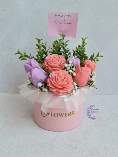 باکس شمع گل مدل آنیل